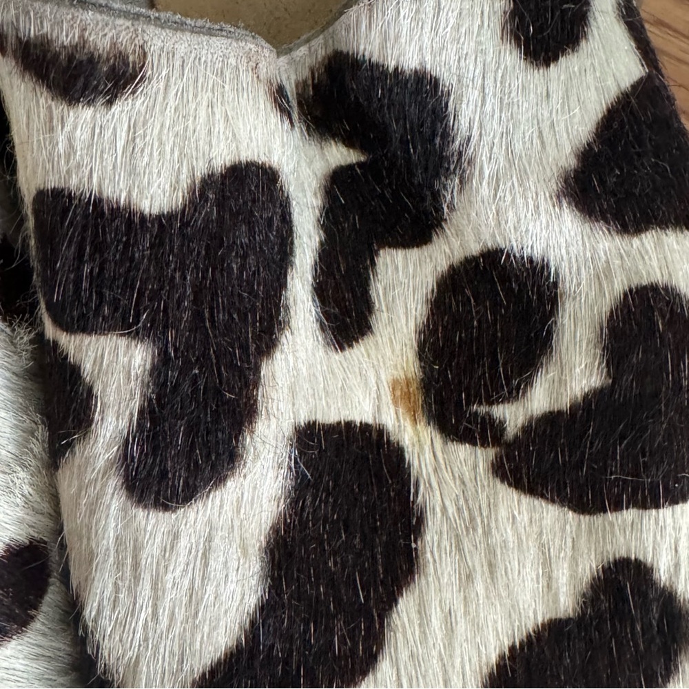 KG by Kurt Geiger Cow Print Hair-on-hide clogs Size 36 - Picture 5 of 11
